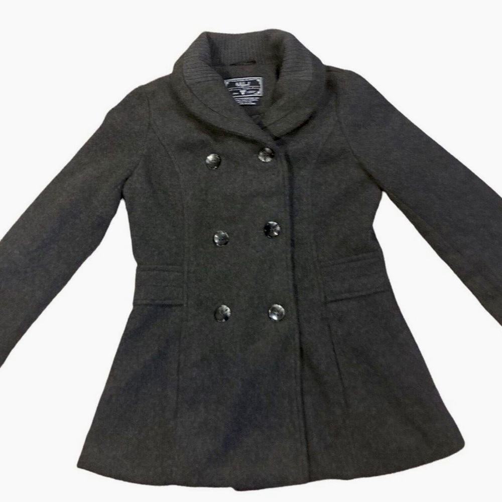 EUC Hollyland Button Down Pea Coat